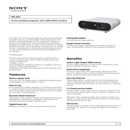 Sony VPL-ES7