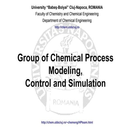 simulation and control in chemical enginnering