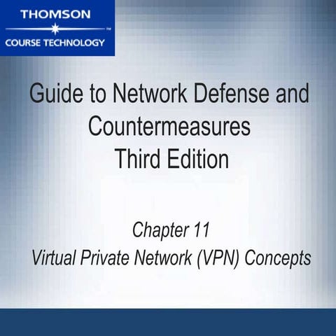 VPN Guide to Network Defense and countermeasures
