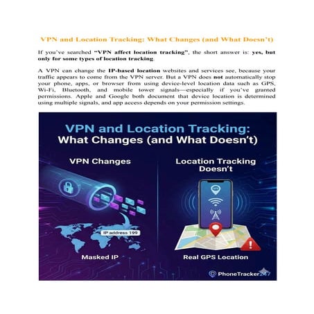 VPN and Location Tracking: What Changes (and What Doesn’t) | PDF
