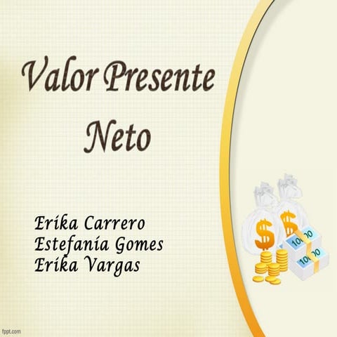 Valor presente neto