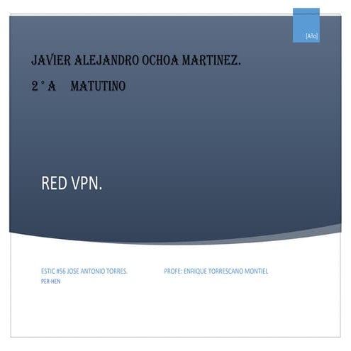 Red VPN ESTIC#56