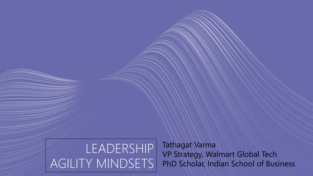Leadership Agility Mindsets