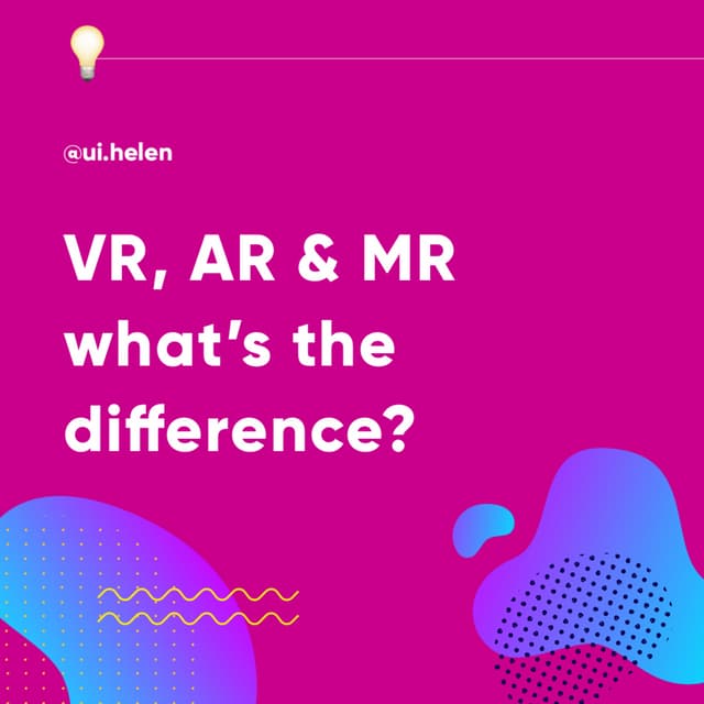 What's the difference between Virtual reality, Augmented reality and ...