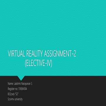 VR- virtual reality