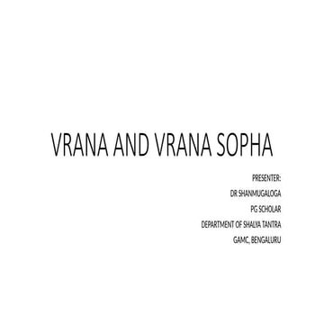 VRANA  AND  VRANA SOPHA - A  REVIEW.pptx