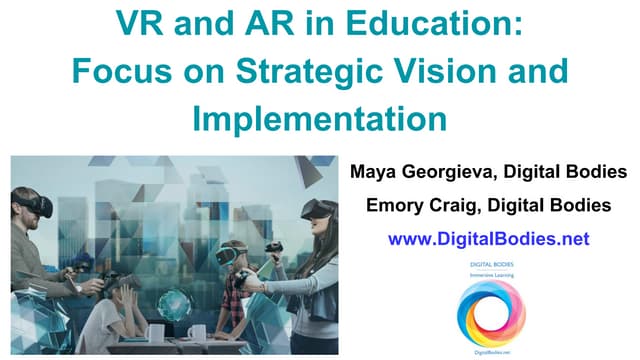 VR and AR in Education - Focus on S...