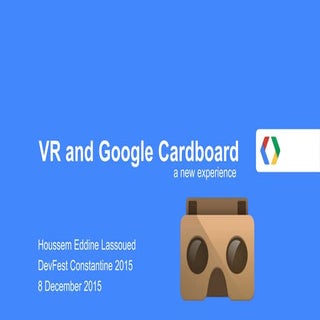 VR and google Cardboard