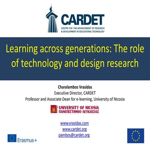 Learning across generations: The role of technology and design research