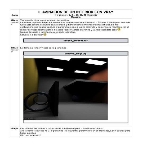 Vray manual para interiores