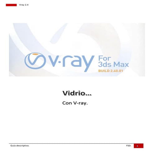 VIDRIO CON VRAY