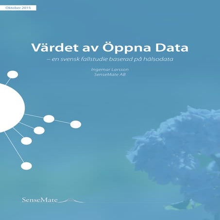 Värdet av öppna data