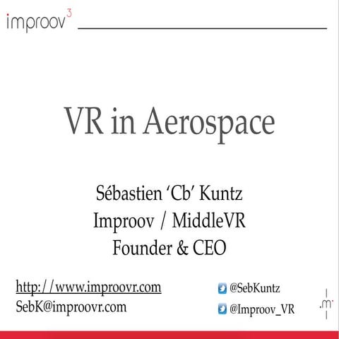 VR in aerospace