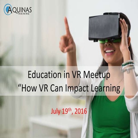 VR in Education: How Virtual Reality Can Impact Learning