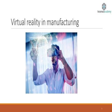 VR in manufacturing