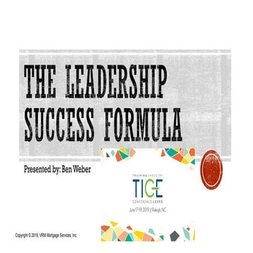 The Leadership Success Formula