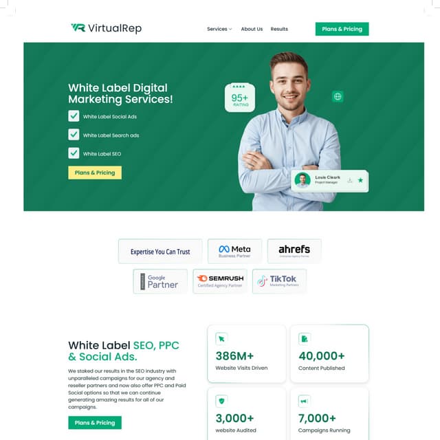 VirtualRep White Label Digital Marketing Services