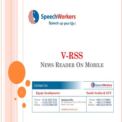 V Rss Mobile Ppt English