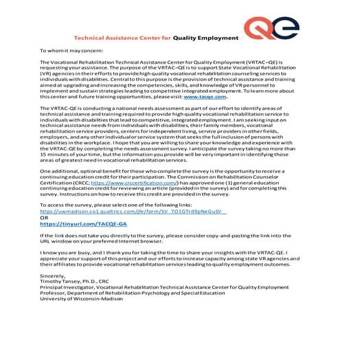 Vrtac qe national needs assessment general-final 4 steering committee_