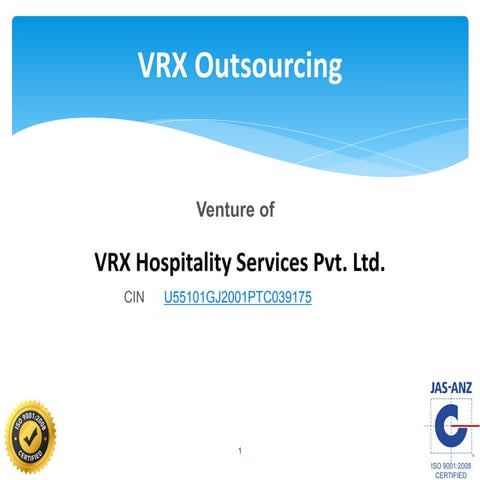 Vrx outsourcing profile