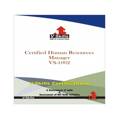 Certified human resources manager  brochure