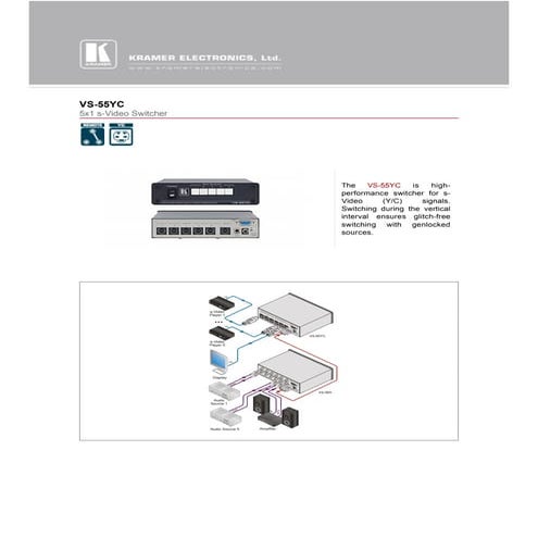 Kramer VS-55YC | PDF