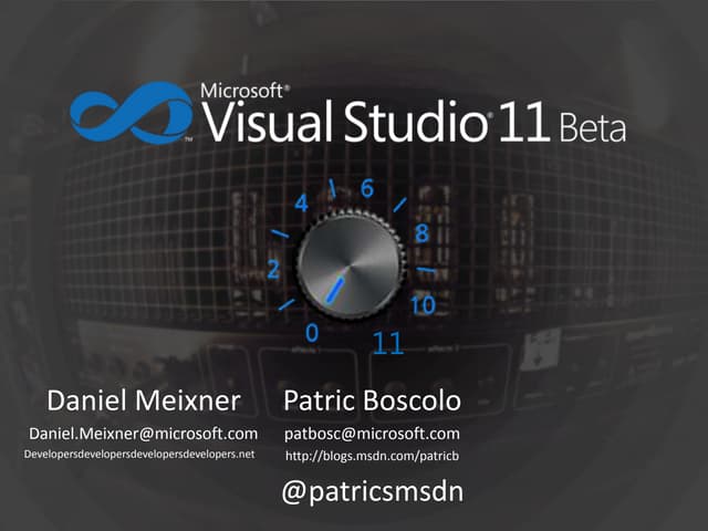 Visual Studio 11 die neue IDE