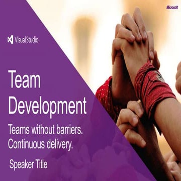 Vs2012 alm overview team development