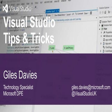 Giles Davies - VS 2012 Tips & Tricks