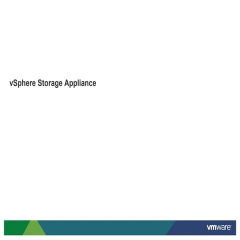 Introduction - vSphere Storage Appliance