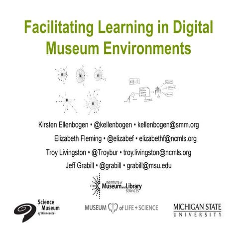 Facilitating Learning in Digital Museum Environments