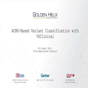 ACMG-Based Variant Classification with VSClinical