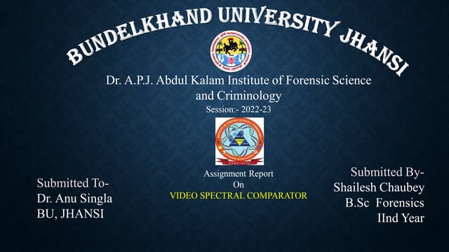 VSC ppt  forensic science Shailesh Chaubey .pptx