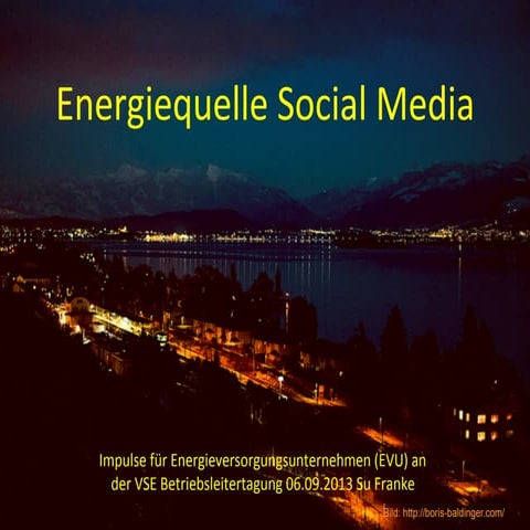 Social Media Argumente für die Energie Branche
