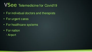 Telemedicine Solutions To Fight Coronavirus