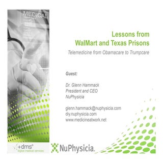 Telemedicine Lessons from Walmart &...