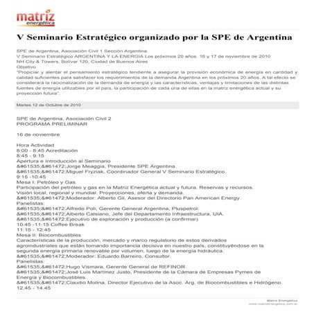V seminario estrategico_organizado_por_la_spe_de_argentina