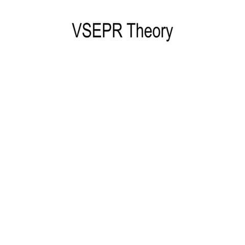 Vsepr theory