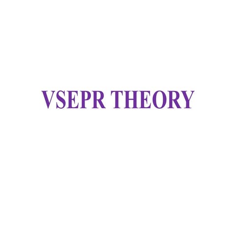  postulates of VSEPR theory