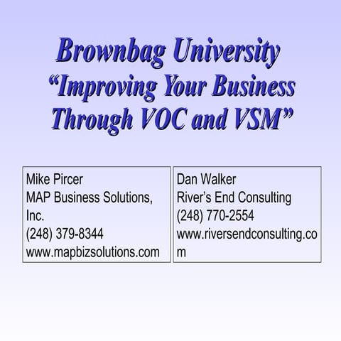 Vsm Voc Brownbag Webinar 0610009