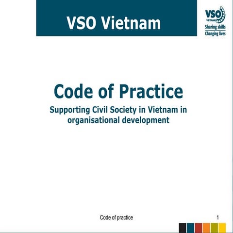 Vso code of practice review 
