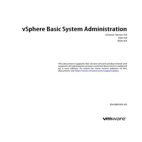 Vsp 40 Admin Guide