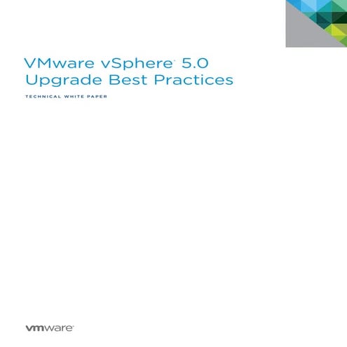 V sphere 5-upgrade-best-practices-guide