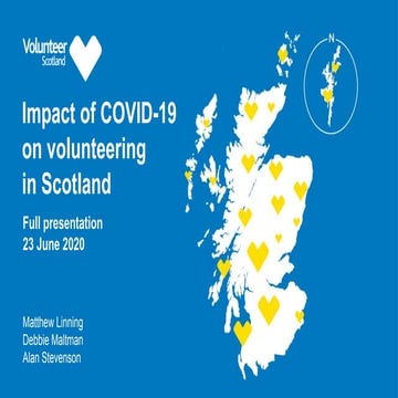Impact of Covid-19 on volunteering in Scotland (Full Presentation)