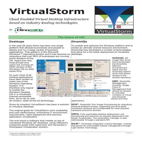 Vstorm Overview V1.1