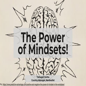 The Power of Mindsets