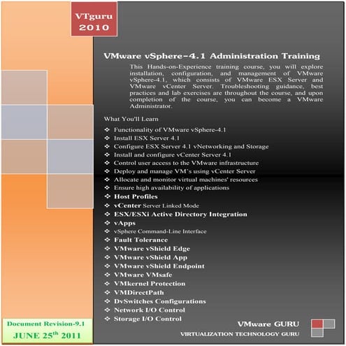 Vtguru v mware-v-sphere-administration-training