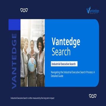 Industrial Sector Executive Search Services | Vantedge Search