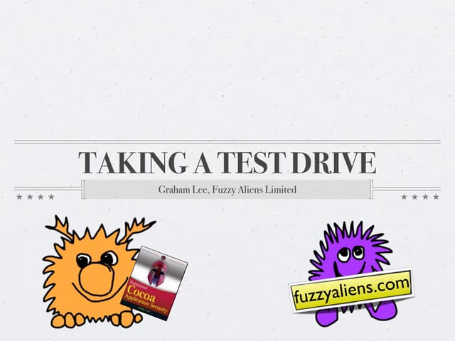 Taking a Test Drive