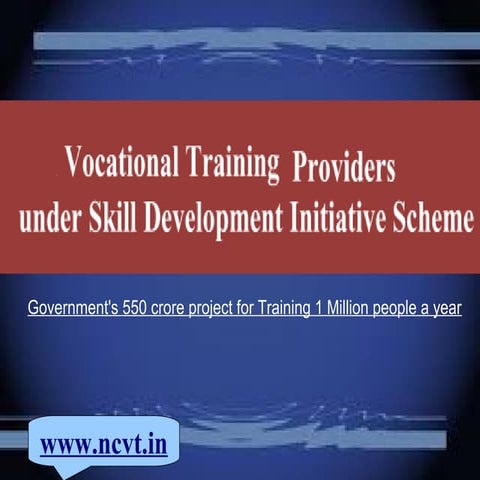 Vocational Training Providers (VTPs)